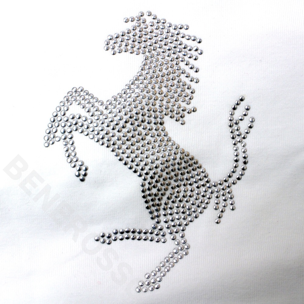 【アウトレット】フェラーリ ベビー プランシングホース LS Tシャツ 18ヶ月 ホワイト【返品・交換対象外】