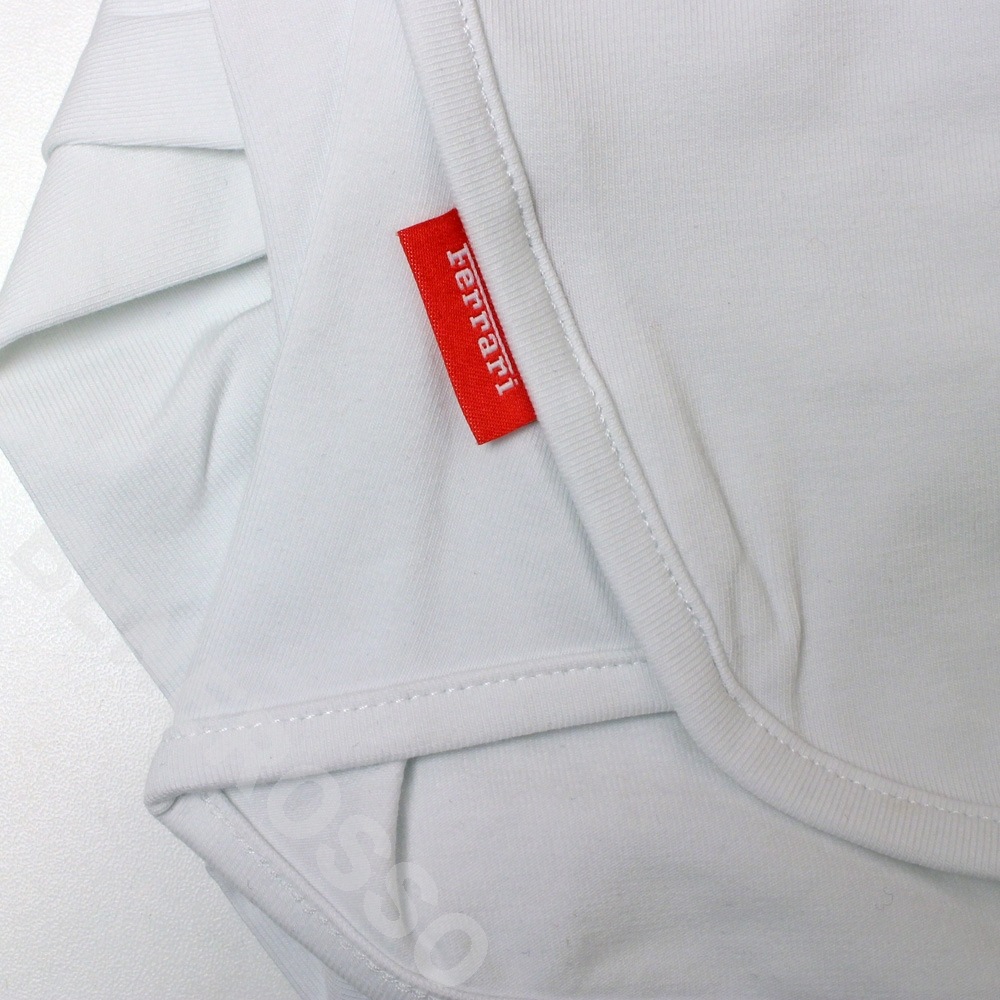 【アウトレット】フェラーリ ベビー プランシングホース LS Tシャツ 18ヶ月 ホワイト【返品・交換対象外】