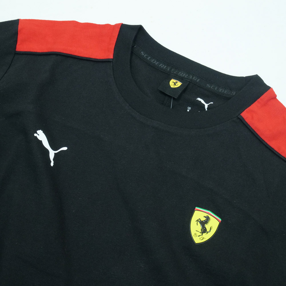 PUMA スクーデリア フェラーリRACE MT7 Tシャツ 2025 ブラック 630196-01