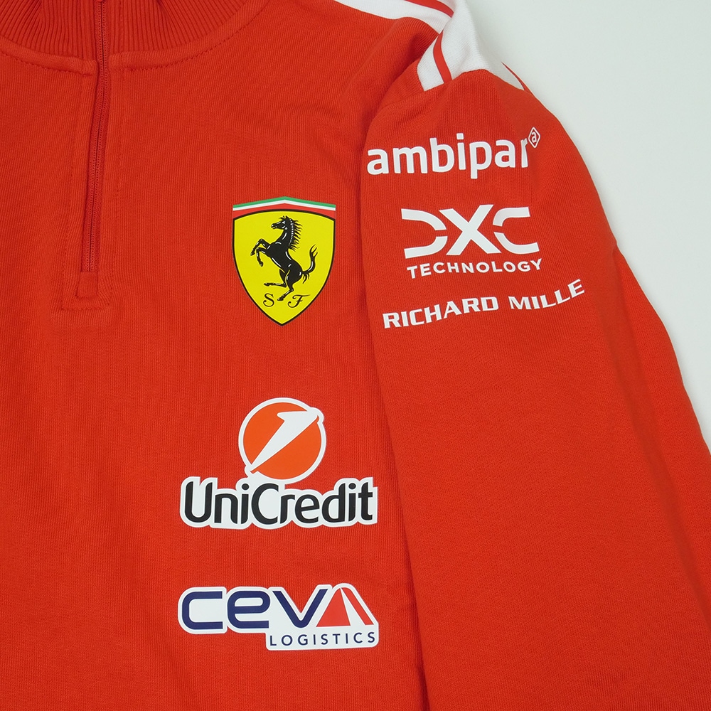 PUMA スクーデリア フェラーリ HP チーム T7 ハーフジップ ジャケット 2026 レッド 713821-01