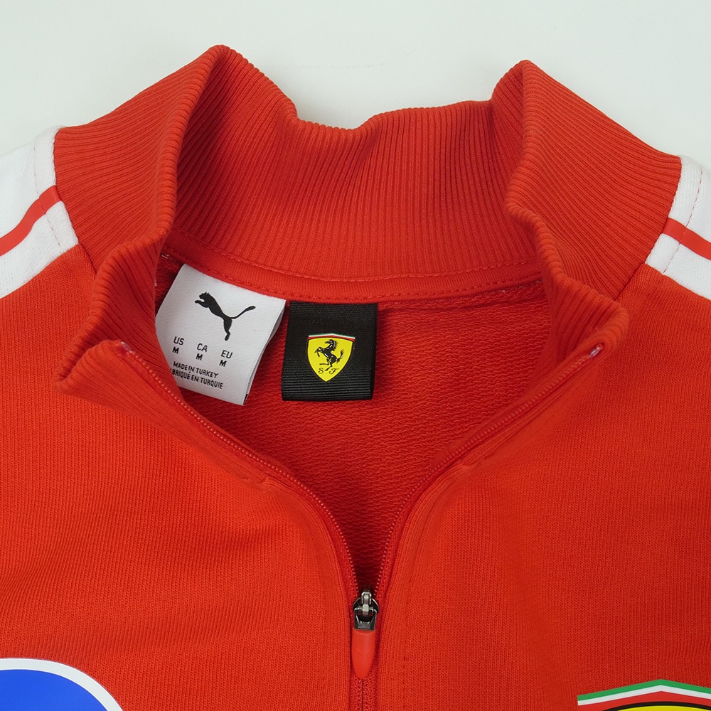 PUMA スクーデリア フェラーリ HP チーム T7 ハーフジップ ジャケット 2026 レッド 713821-01