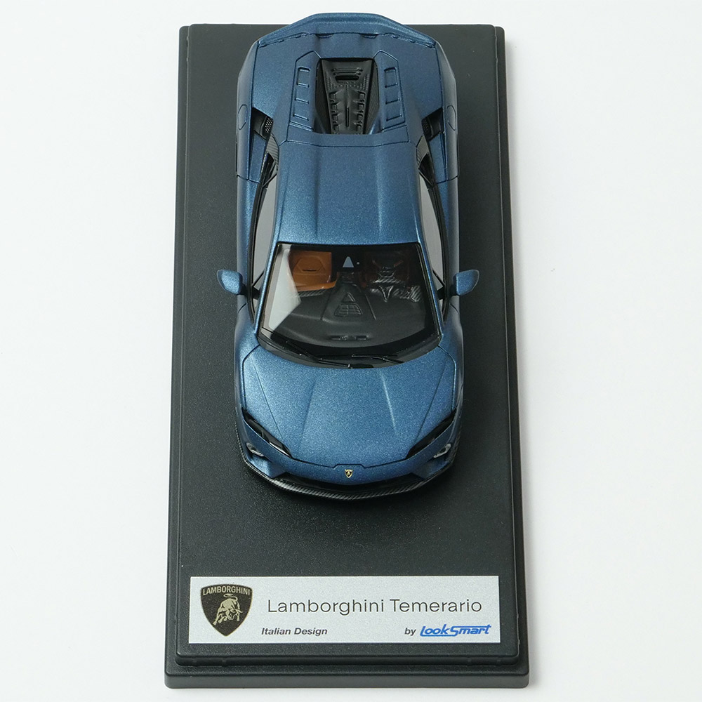 新品未使用品ルパンクーペ、ポリマスカー550、1箱 Look Smart 1/43スケール ランボルギーニ テメラリオ Blu Marinus