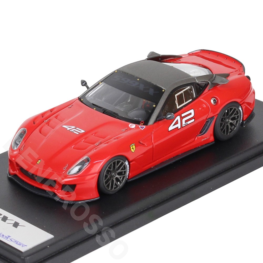 Look Smart 1/43スケール フェラーリ 599XX “Versione Clienti” #42 Rosso F1 / Grigio Ghisa Opaco LS368L