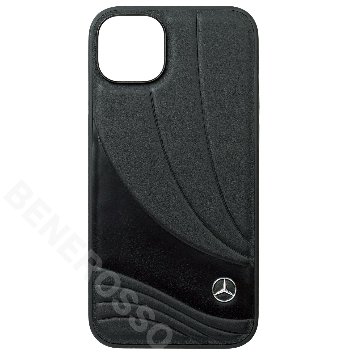 メルセデスベンツ 14Plus レザー バックカバー NEW WAVE III ブラック MEHCP14M8ROLK