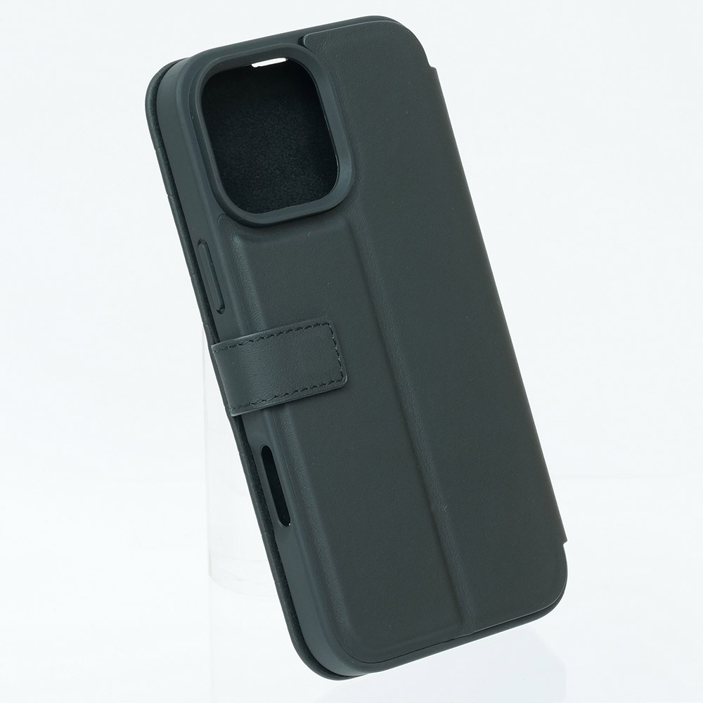 メルセデスベンツ iPhone 16ProMax レザー ブックタイプケース WITH WAVES ブラック MEBKP16X23RWRSK