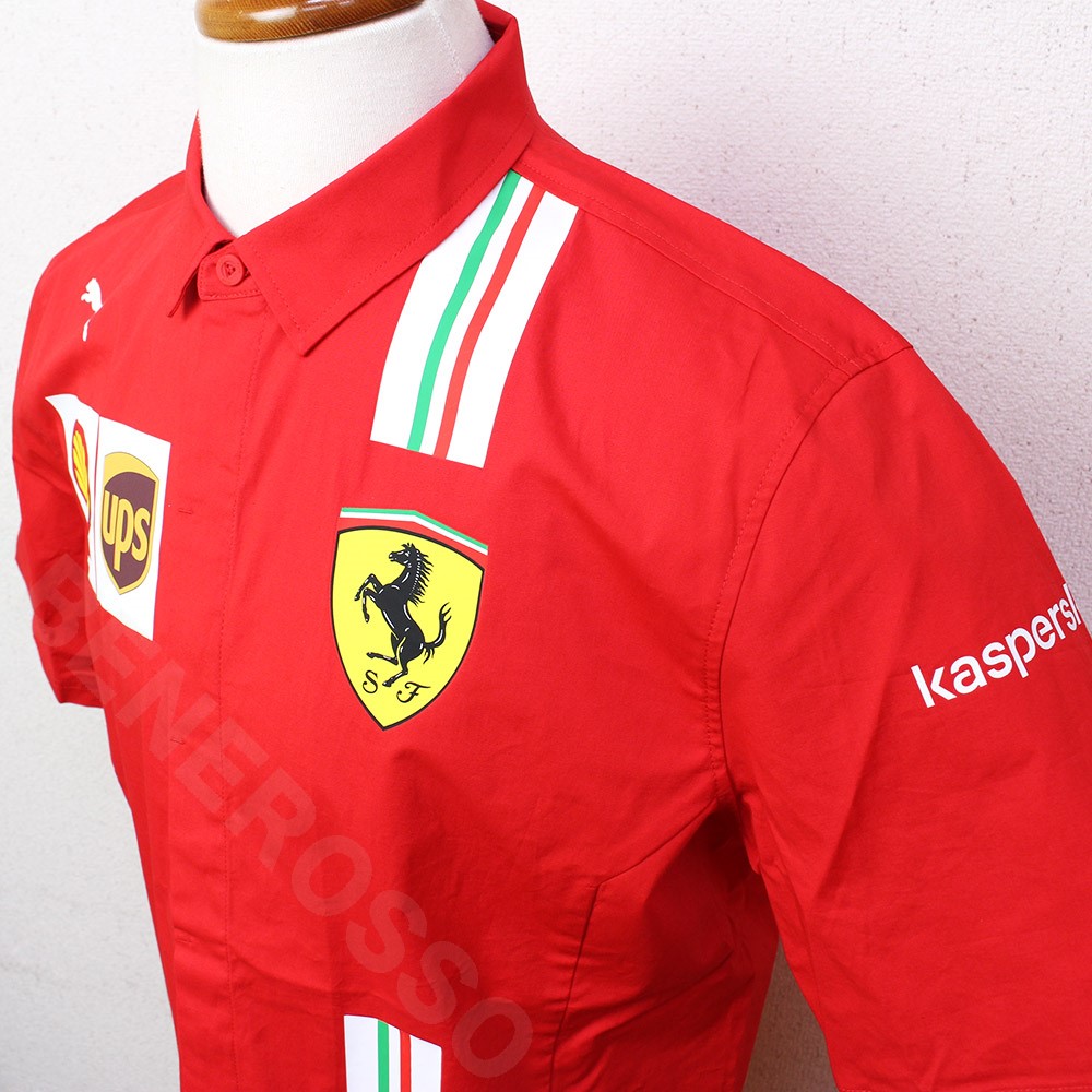 PUMA スクーデリア フェラーリ チーム シャツ 2021 レッド 763034-02