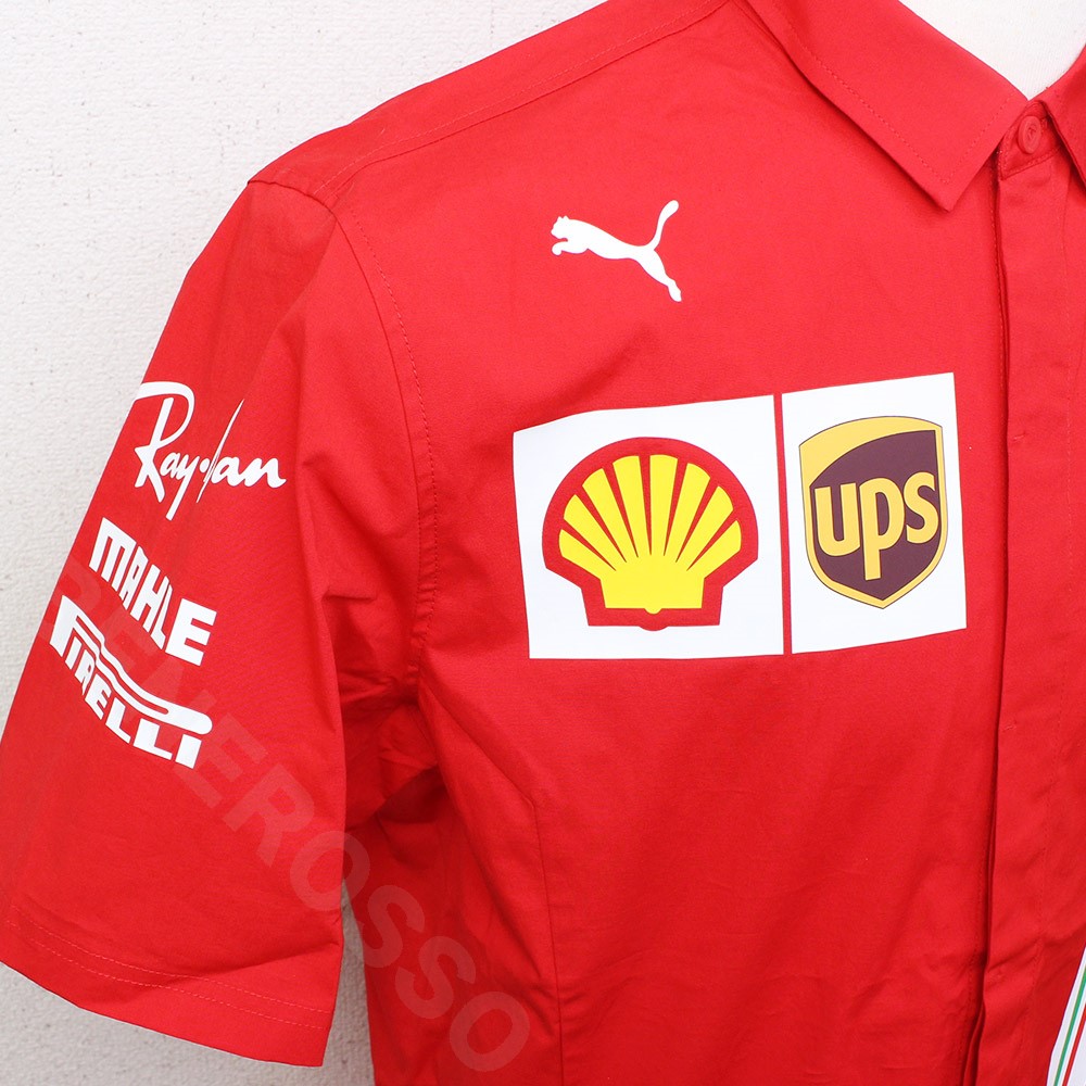 PUMA スクーデリア フェラーリ チーム シャツ 2021 レッド 763034-02