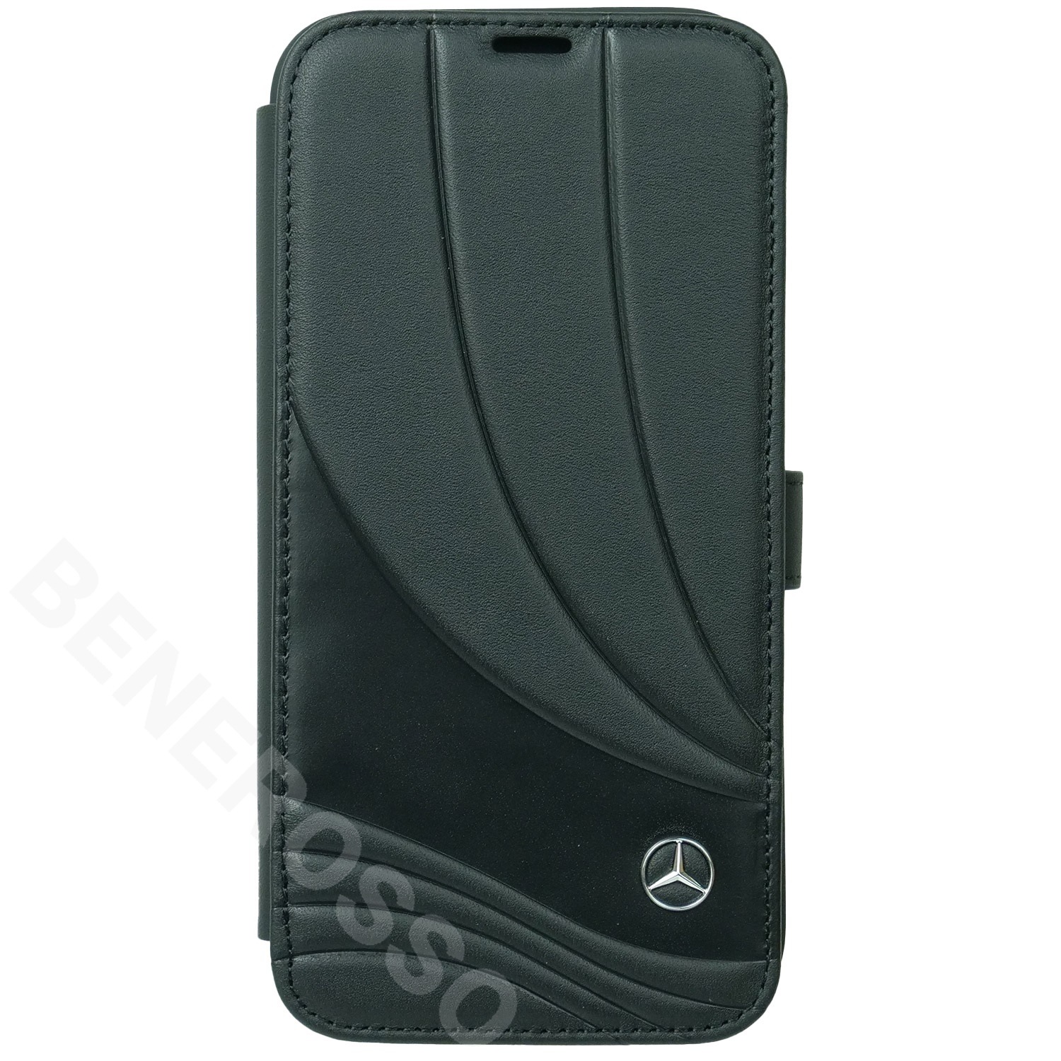 メルセデスベンツ 14Plus レザー ブックタイプ NEW WAVE III ブラック MEBKP14M8ROLK