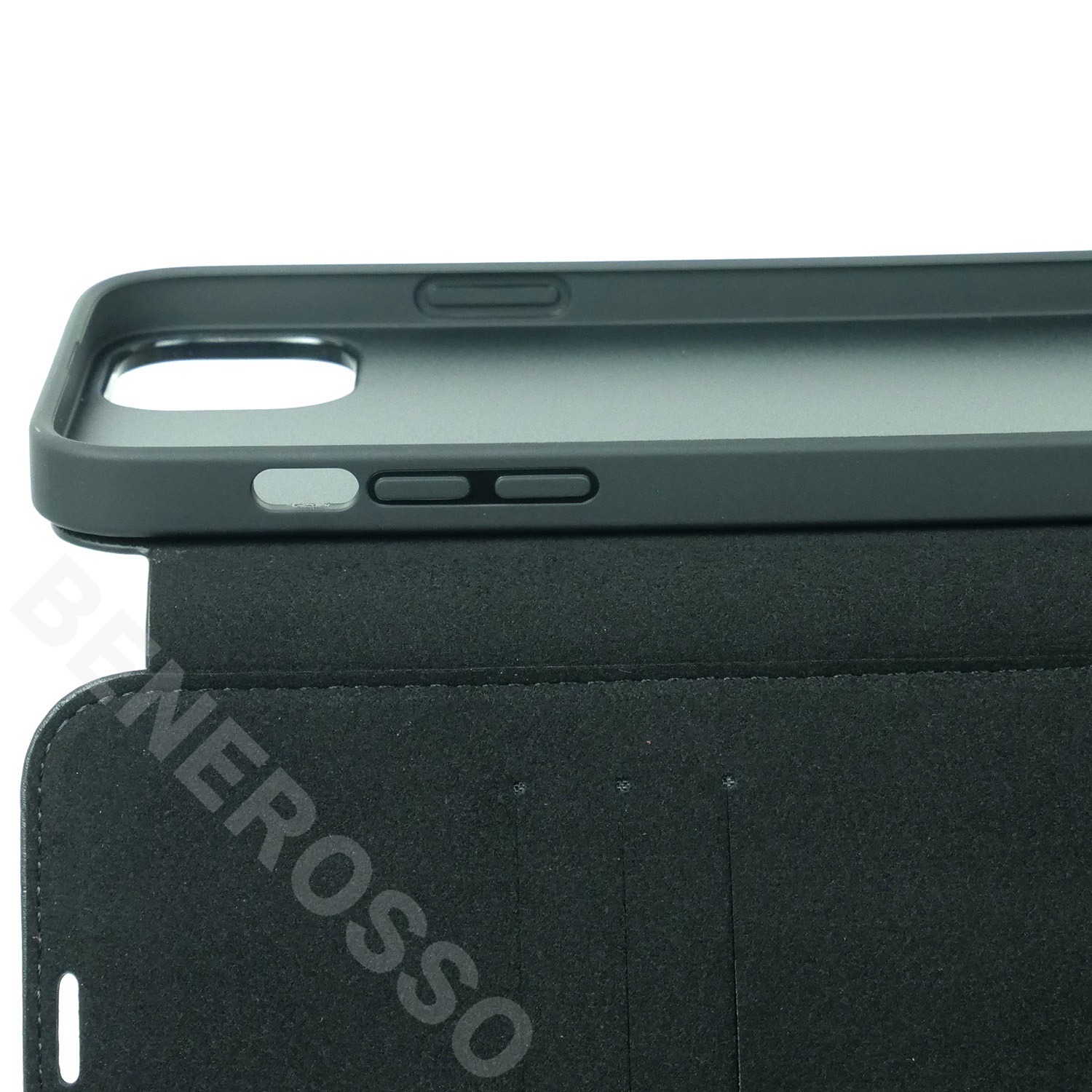 メルセデスベンツ 14Plus レザー ブックタイプ NEW WAVE III ブラック MEBKP14M8ROLK