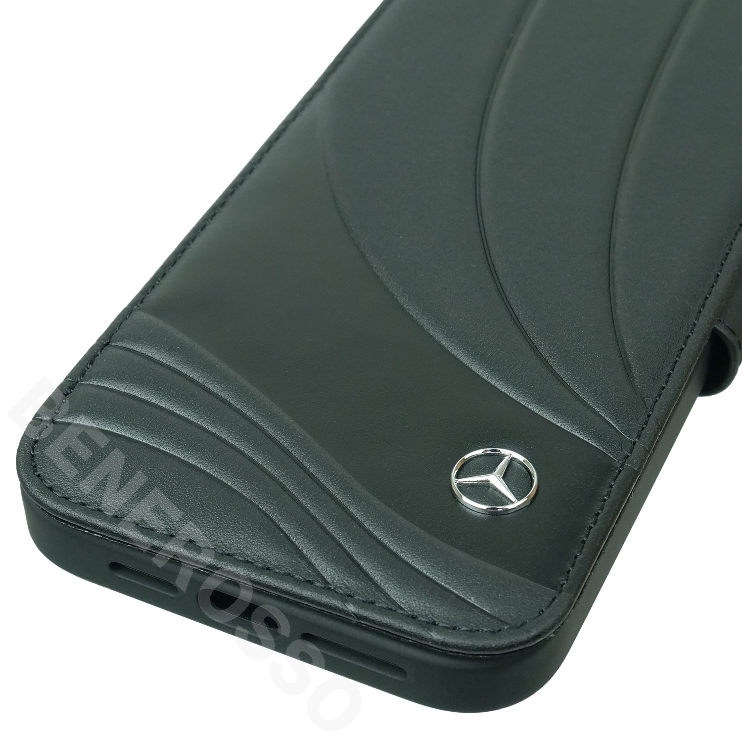 メルセデスベンツ 14Plus レザー ブックタイプ NEW WAVE III ブラック MEBKP14M8ROLK