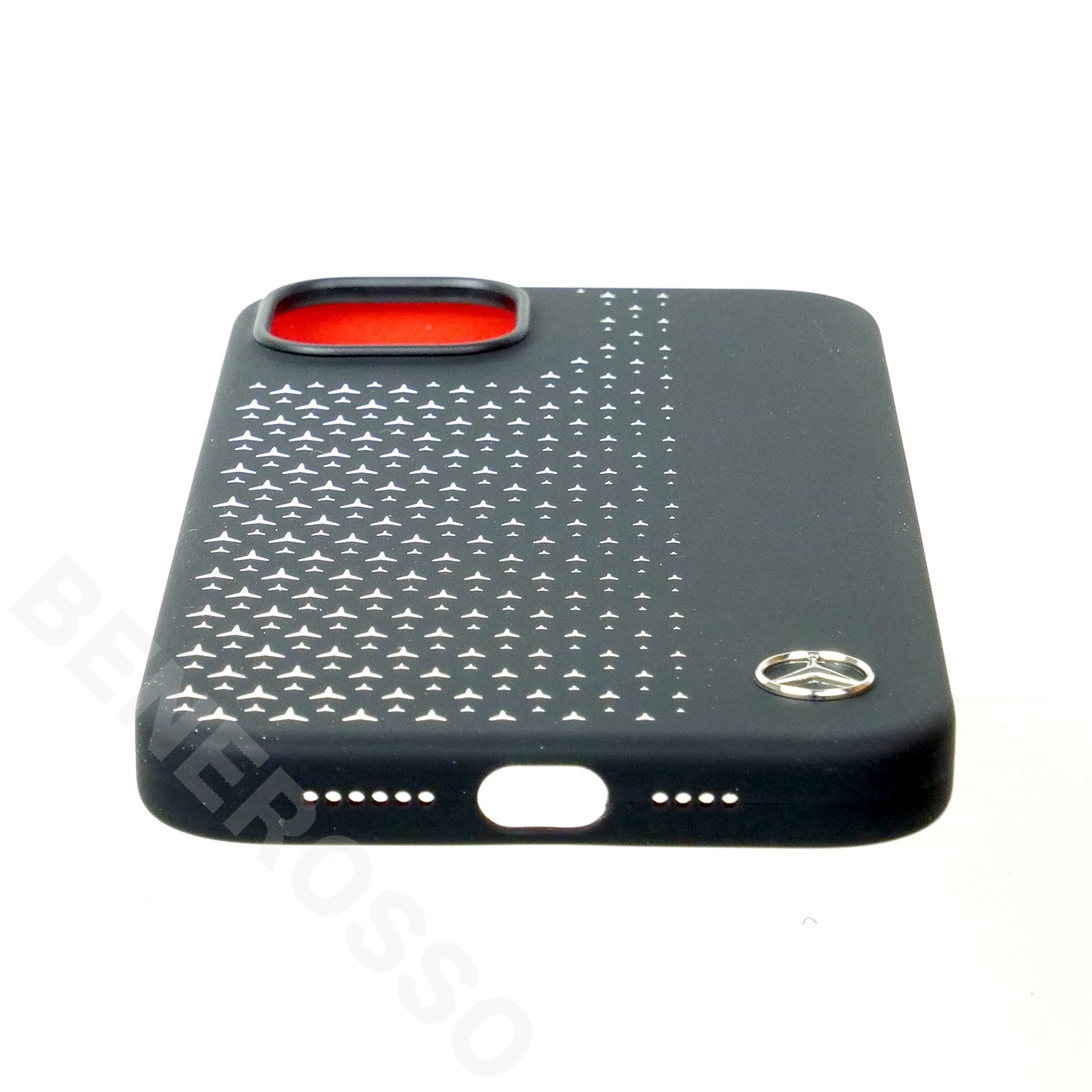 メルセデスベンツ 14Plus リキッド シリコン バックカバー グラデーション ブラック MEHCP14M8SMHRK