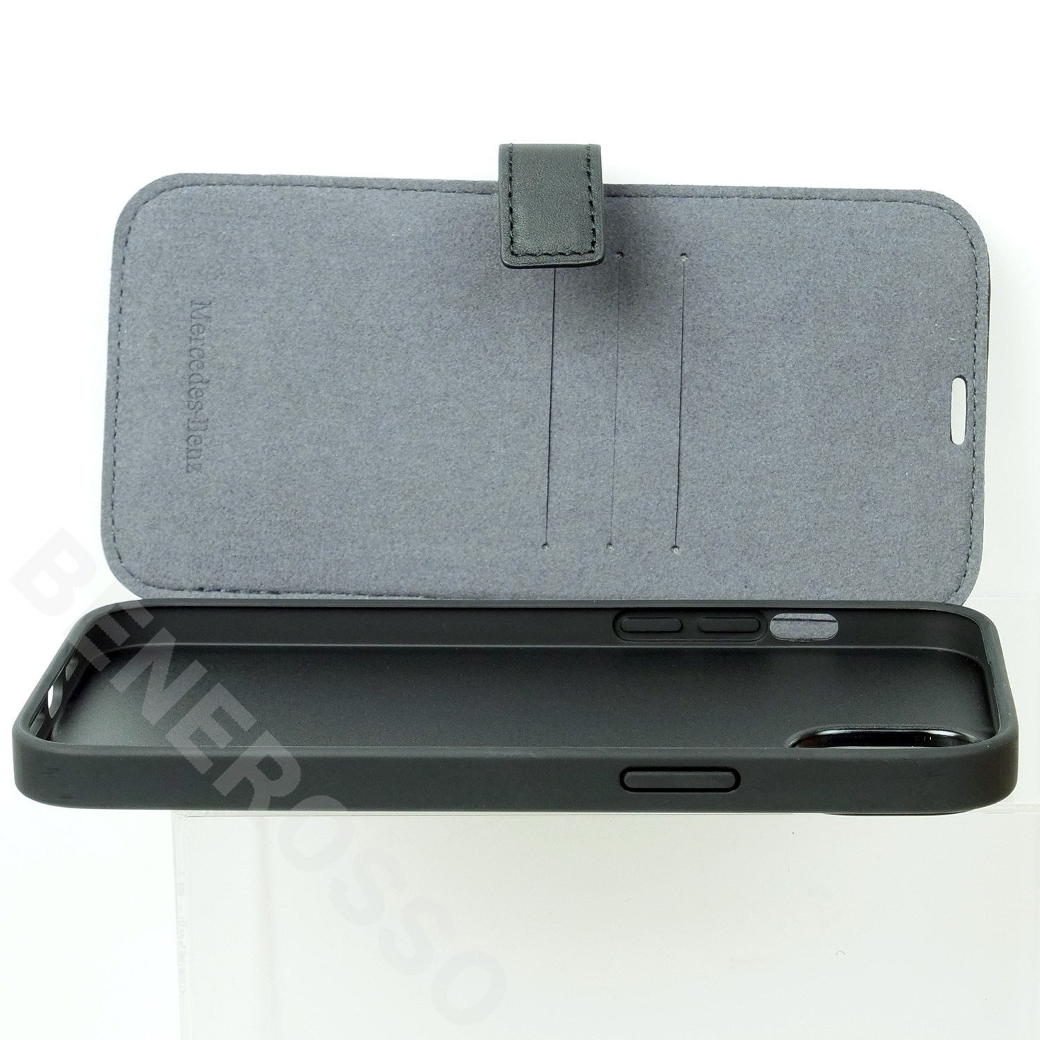 メルセデスベンツ 14Plus レザー ブックタイプ ブラック MEFLBKP14MARMBK