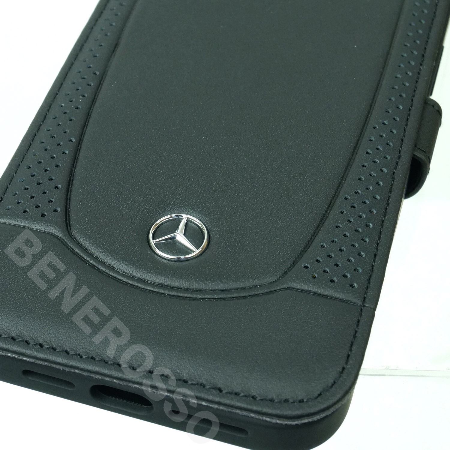 メルセデスベンツ 14Plus レザー ブックタイプ ブラック MEFLBKP14MARMBK