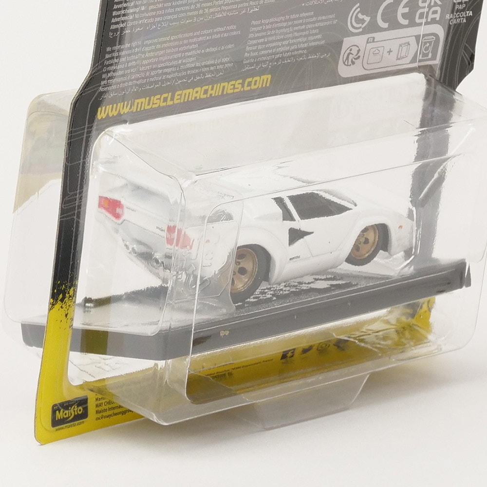 Maisto 1/64スケール MM ランボルギーニ カウンタック ホワイト