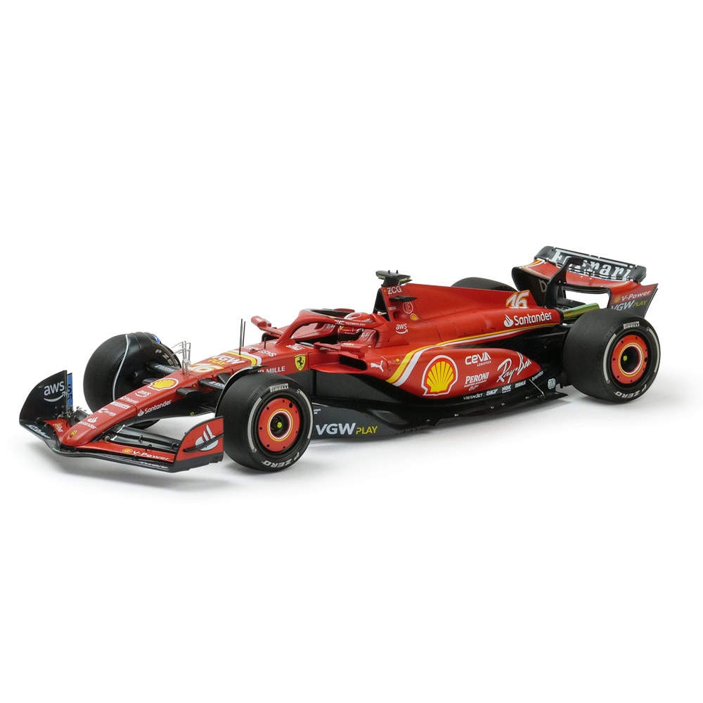 BBR MODELS 1/18スケール フェラーリ SF-24 C.ルクレール オーストラリアGP 2024 レッド PBBR241816