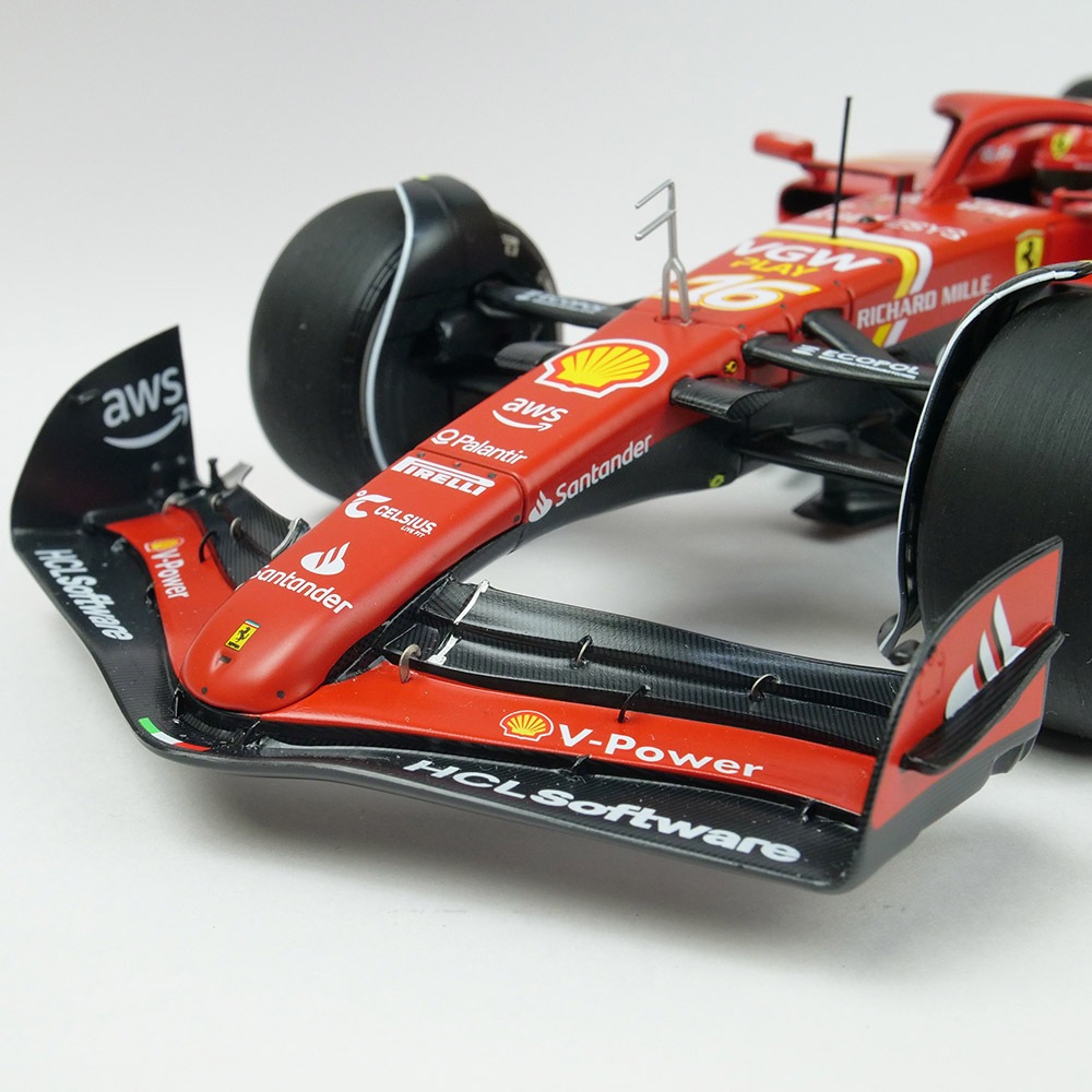 BBR MODELS 1/18スケール フェラーリ SF-24 C.ルクレール オーストラリアGP 2024 レッド PBBR241816