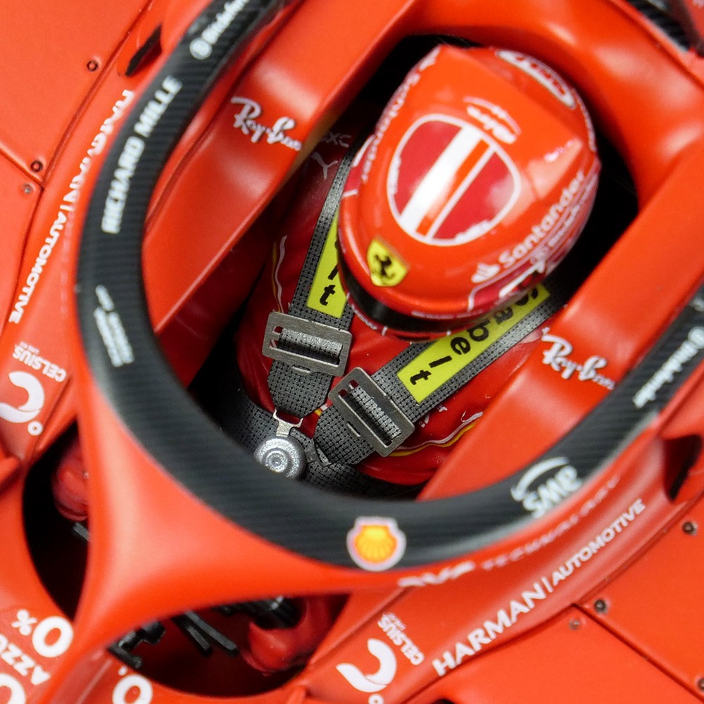 BBR MODELS 1/18スケール フェラーリ SF-24 C.ルクレール オーストラリアGP 2024 レッド PBBR241816