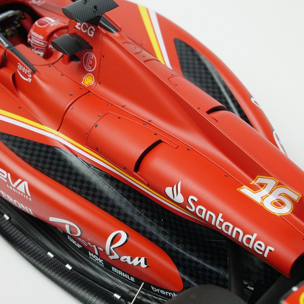 BBR MODELS 1/18スケール フェラーリ SF-24 C.ルクレール オーストラリアGP 2024 レッド PBBR241816