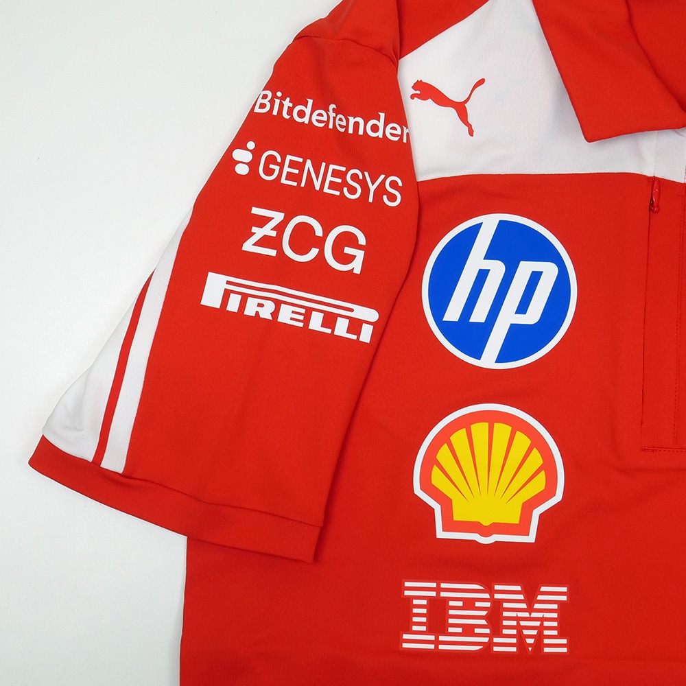 PUMA スクーデリア フェラーリ HP チーム オーセンティック ポロシャツ 2026 レッド 713826-01