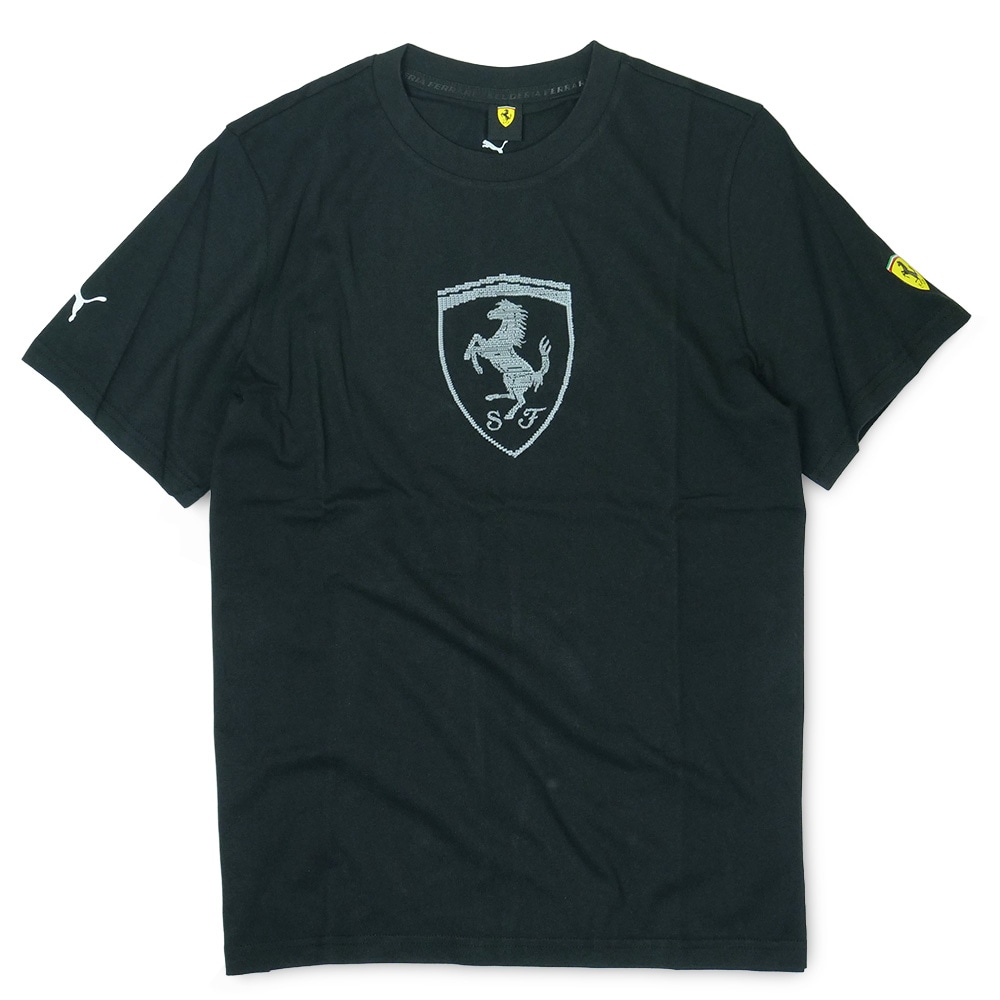 PUMA スクーデリア フェラーリ トーナル シールド Tシャツ ブラック 635311-01