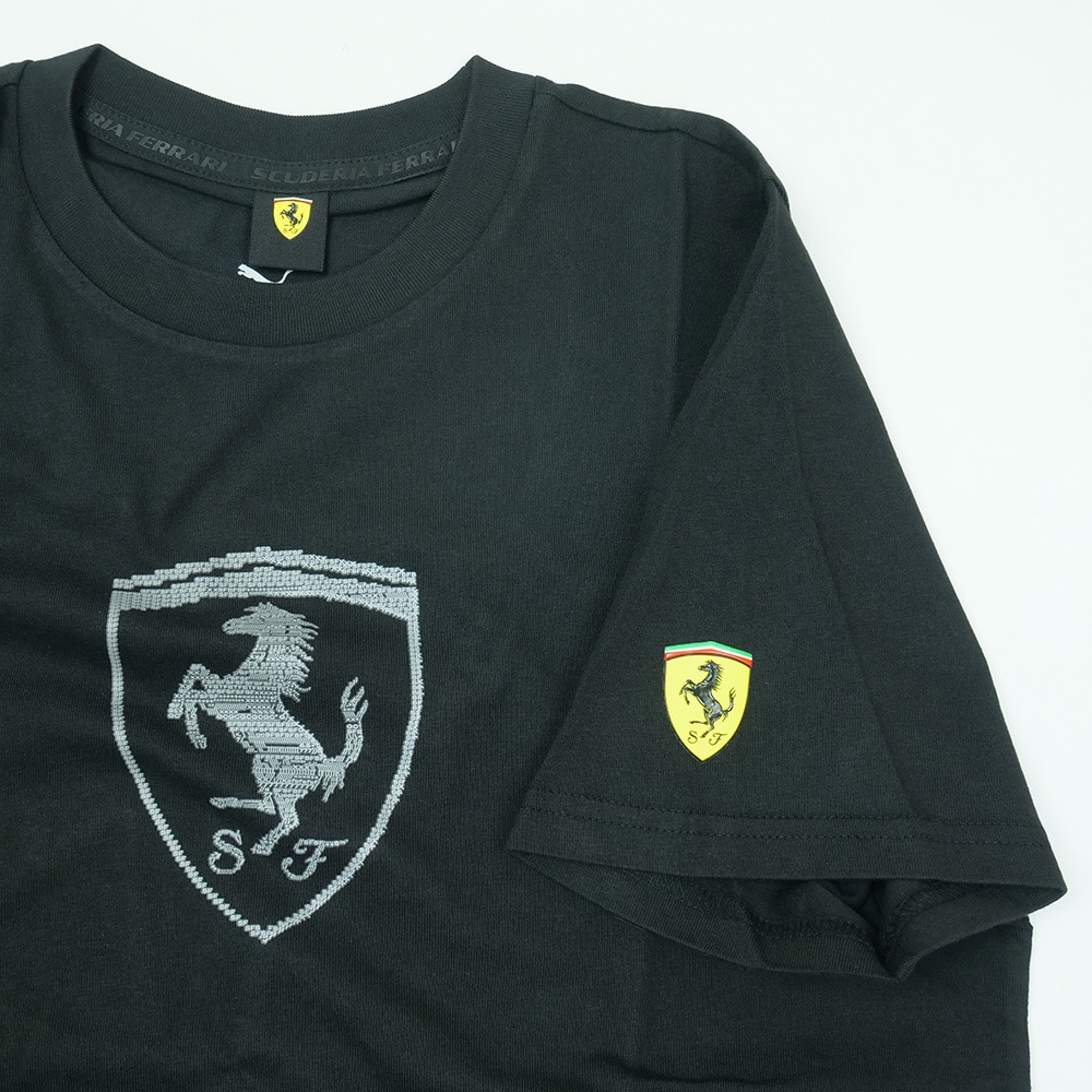 PUMA スクーデリア フェラーリ トーナル シールド Tシャツ ブラック 635311-01