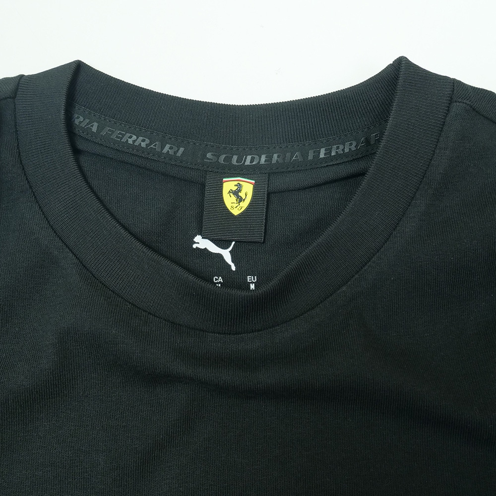 PUMA スクーデリア フェラーリ トーナル シールド Tシャツ ブラック 635311-01