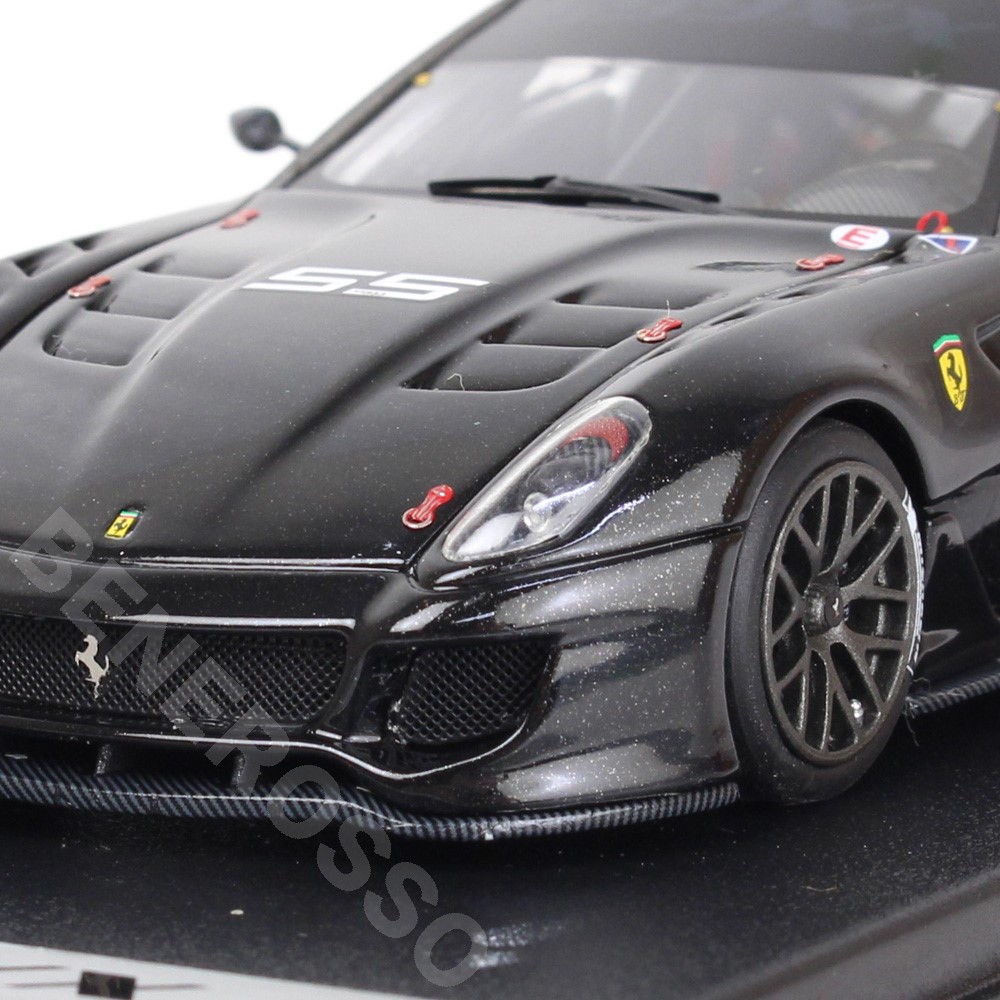 Look Smart 1/43スケール フェラーリ 599XX “Versione Clienti” #55 Nero Daytona / Grigio Ghisa Opaco LS368M