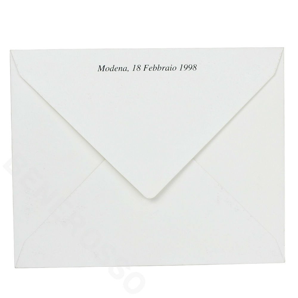 オリジナル エンツォ・フェラーリ 生誕100年記念 レザーカード【返品・交換対象外】