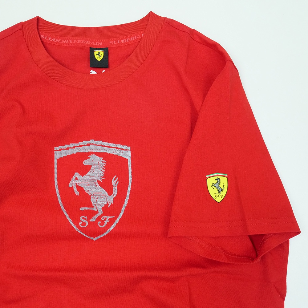 PUMA スクーデリア フェラーリ トーナル シールド Tシャツ レッド 635311-02
