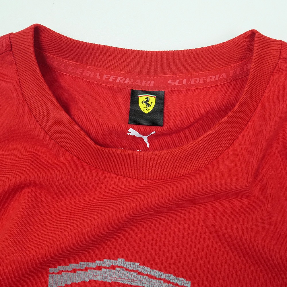 PUMA スクーデリア フェラーリ トーナル シールド Tシャツ レッド 635311-02