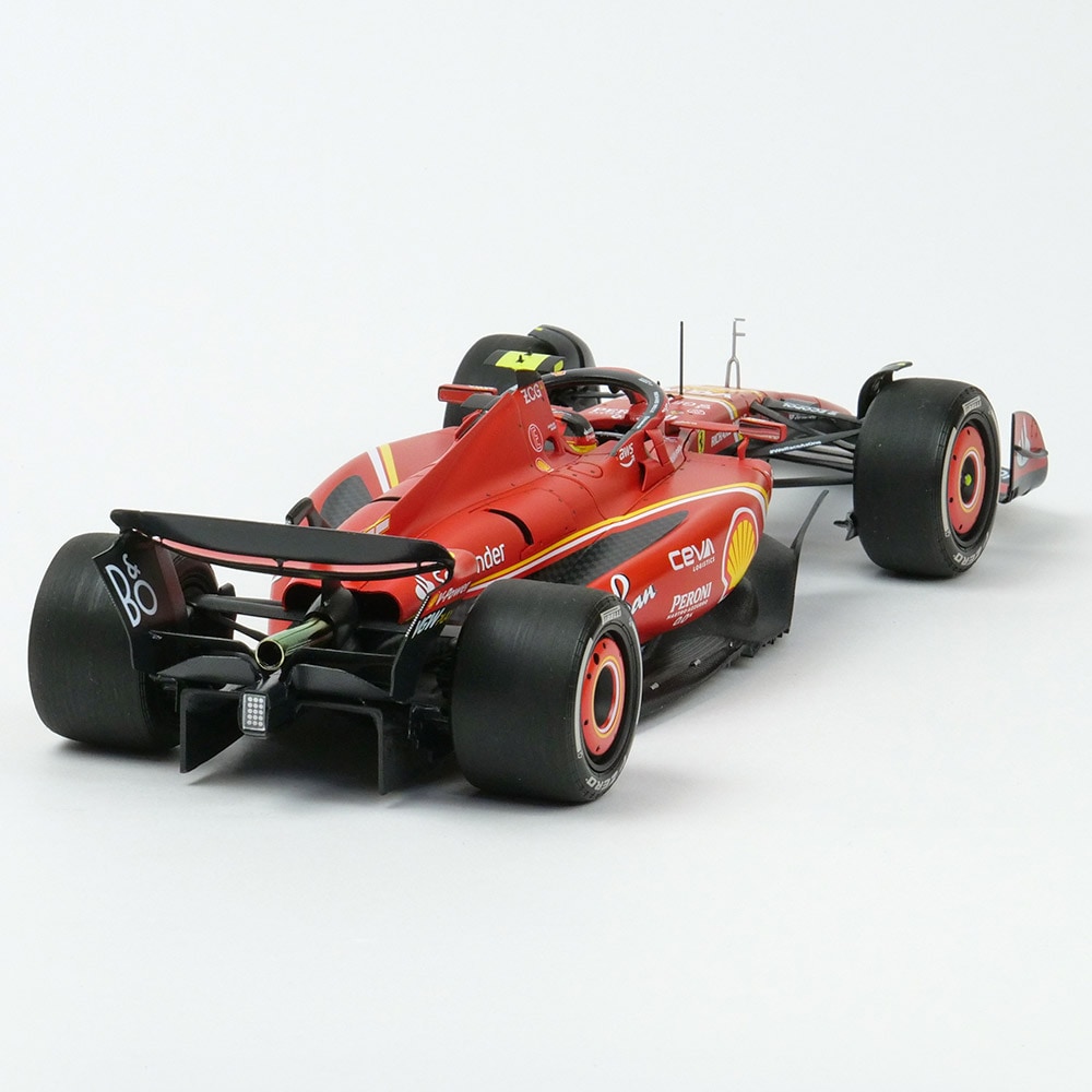 BBR MODELS 1/18スケール フェラーリ SF-24 C.サインツ オーストラリアGP 2024 優勝 レッド PBBR241855