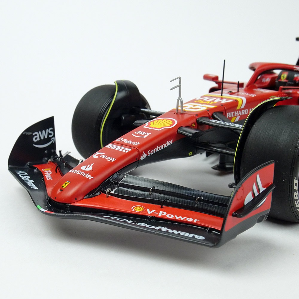 BBR MODELS 1/18スケール フェラーリ SF-24 C.サインツ オーストラリアGP 2024 優勝 レッド PBBR241855