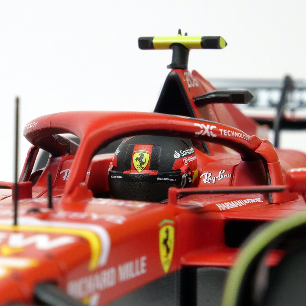 BBR MODELS 1/18スケール フェラーリ SF-24 C.サインツ オーストラリアGP 2024 優勝 レッド PBBR241855