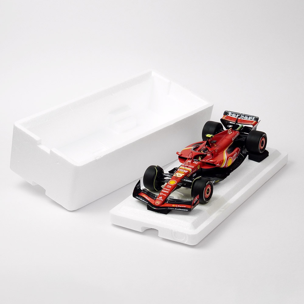 BBR MODELS 1/18スケール フェラーリ SF-24 C.サインツ オーストラリアGP 2024 優勝 レッド PBBR241855