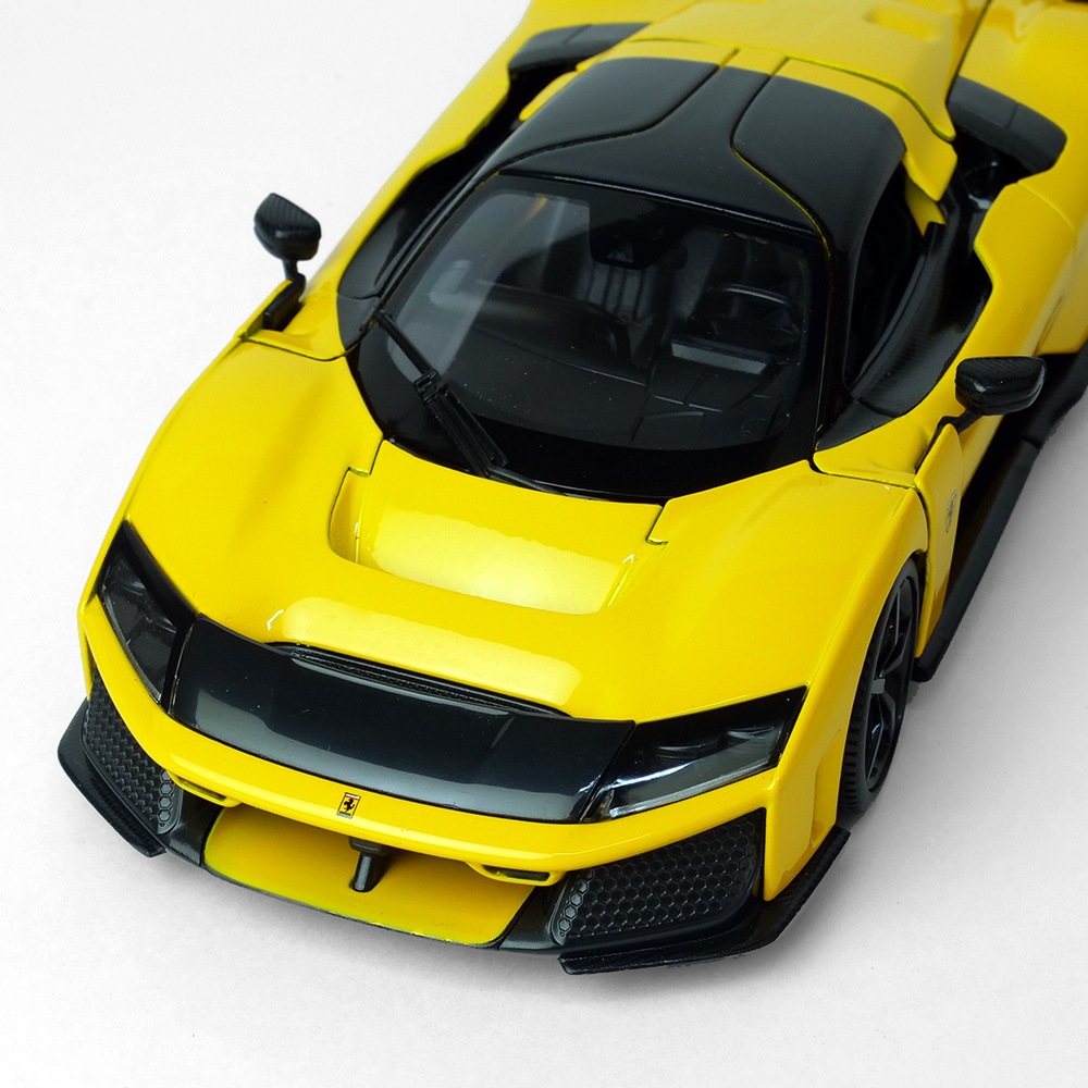 Bburago 1/64スケール フェラーリ F80 イエロー 18-26034Y