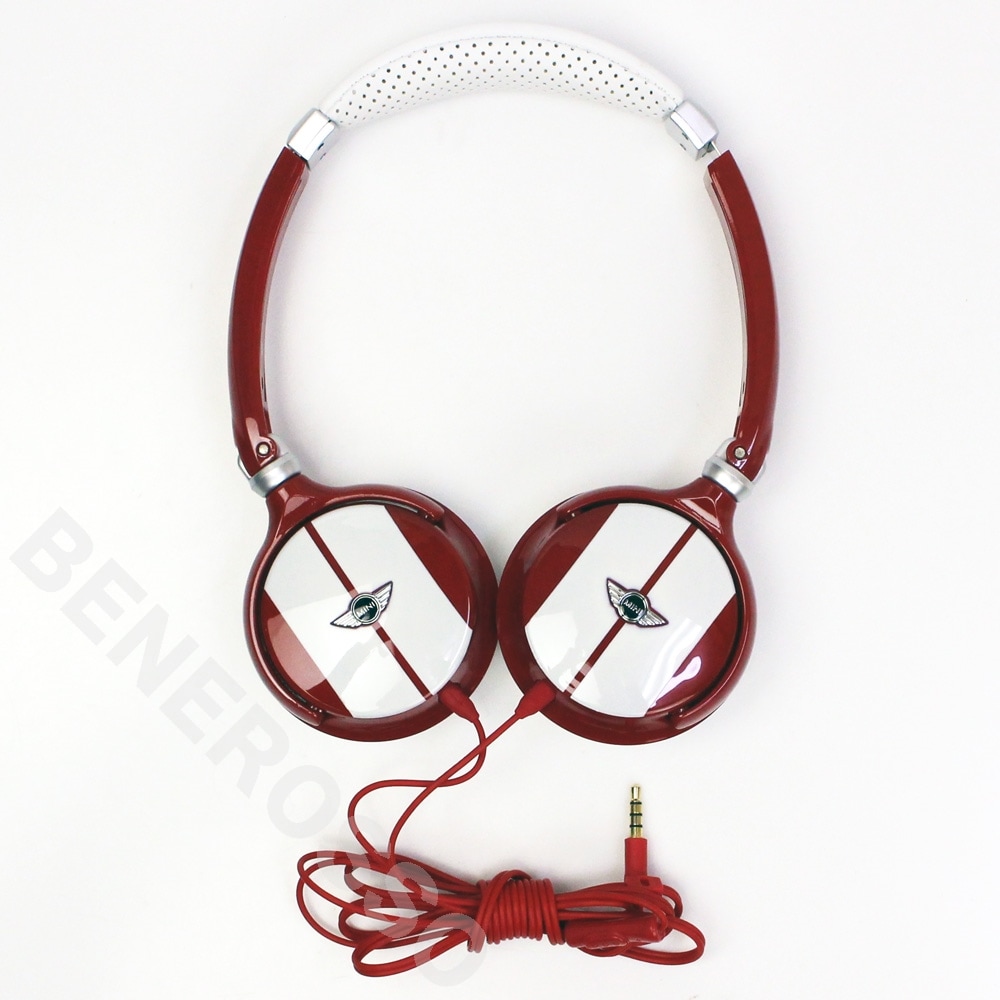 MINI ステレオ ミニプラグ・ヘッドフォン814 レッド MNHP814RE