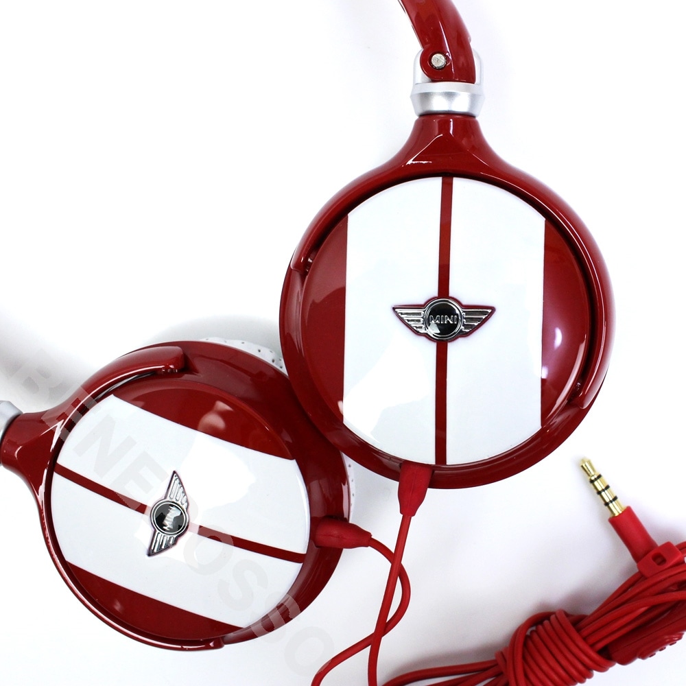 MINI ステレオ ミニプラグ・ヘッドフォン814 レッド MNHP814RE