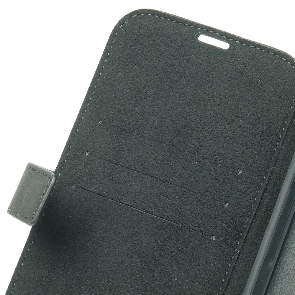 メルセデスベンツ iPhone 16 WOOD IMITATION レザー ブックタイプケース ブラック MEBKP16S23RBGVK