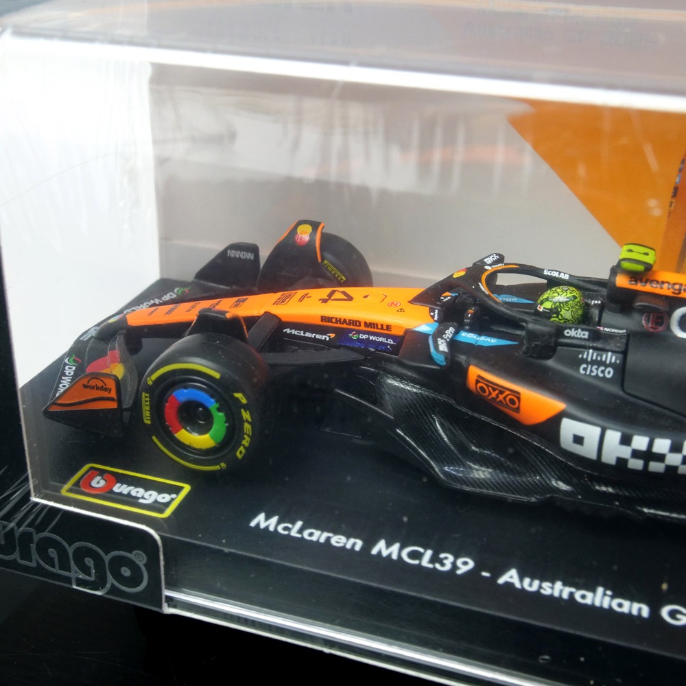 Bburago 1/43スケール マクラーレン F1チーム MCL39 L.ノリス