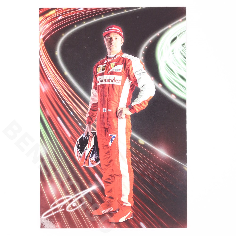 フェラーリ 2015 フェラーリ オリジナル ドライバーカード K.ライコネン【返品・交換対象外】
