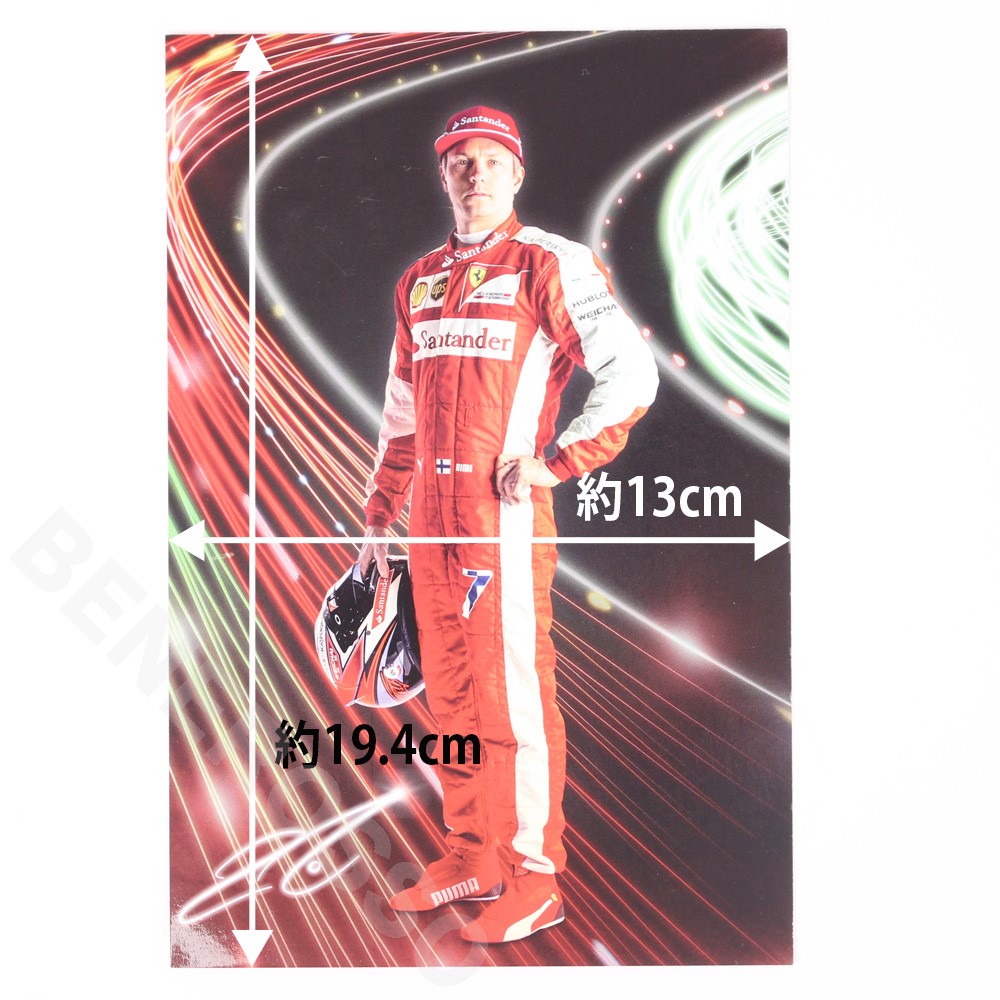 フェラーリ 2015 フェラーリ オリジナル ドライバーカード K.ライコネン【返品・交換対象外】