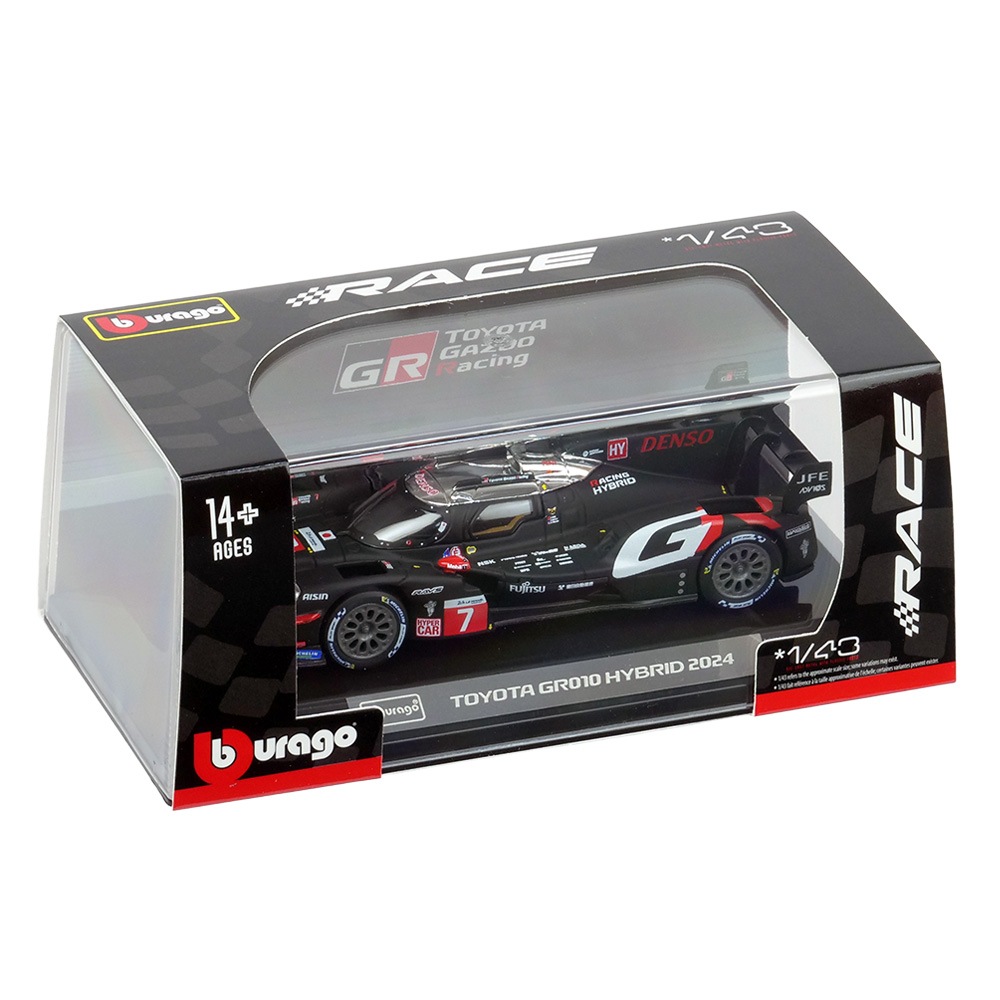 Bburago 1/43スケール トヨタ GR010 ハイブリッド Gazoo Racing 2024