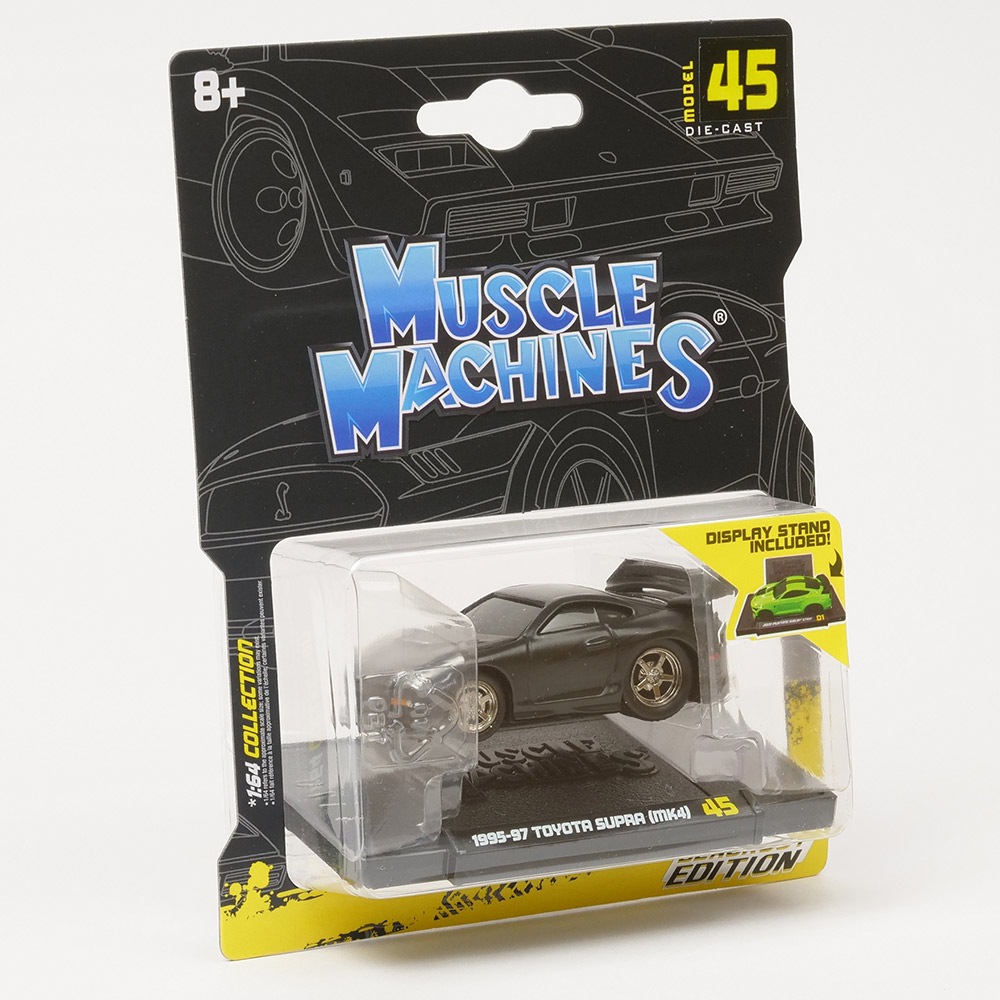 Maisto 1/64スケール MM 1995 トヨタ スープラ(MK4) ブラック