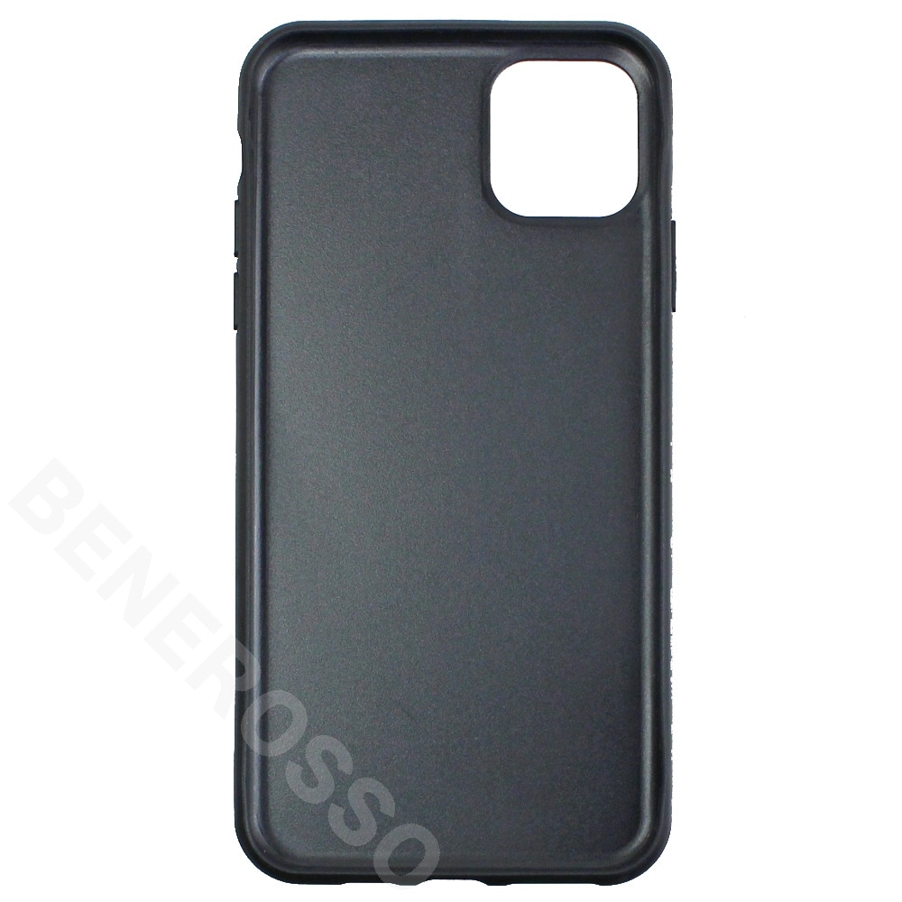 BMW iPhone11Pro Max レザー ロゴプリント ハードケース ブラック BMHCN65LLSB 