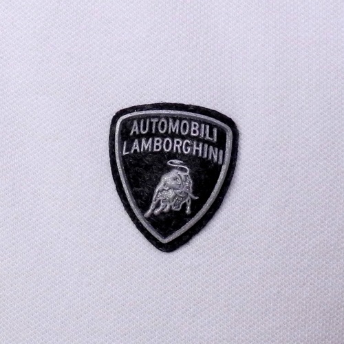 ランボルギーニ メンズ シールド ポロ ホワイト 9009553CCW017  