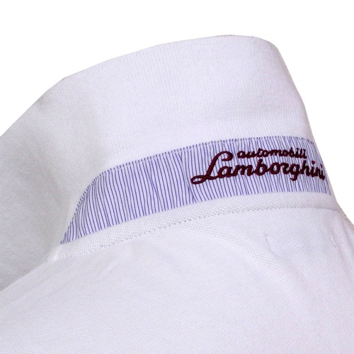 ランボルギーニ メンズ シールド ポロ ホワイト 9009553CCW017  