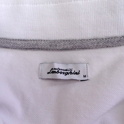 ランボルギーニ メンズ シールド ポロ ホワイト 9009553CCW017  