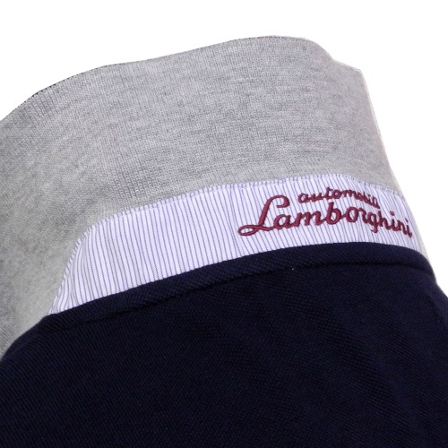 ランボルギーニ メンズ シールド ポロ ダークネイビー 9009553CCU000  