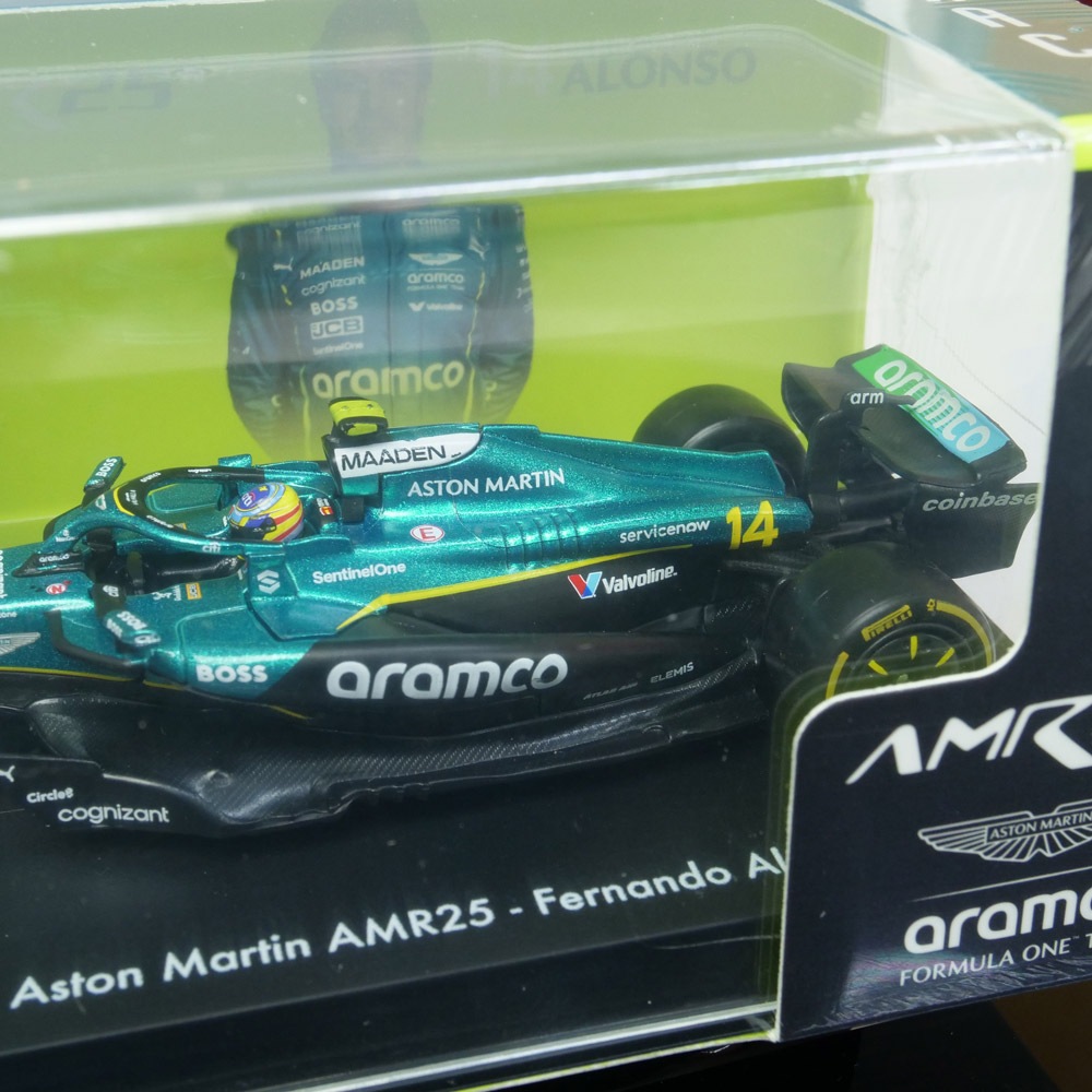 Bburago 1/43スケール アストン マーチン アラムコ コグニザント F1