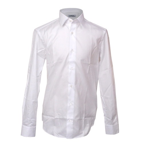 ランボルギーニ メンズ スリムフィット パナマ シャツ ホワイト 9109013CCW017